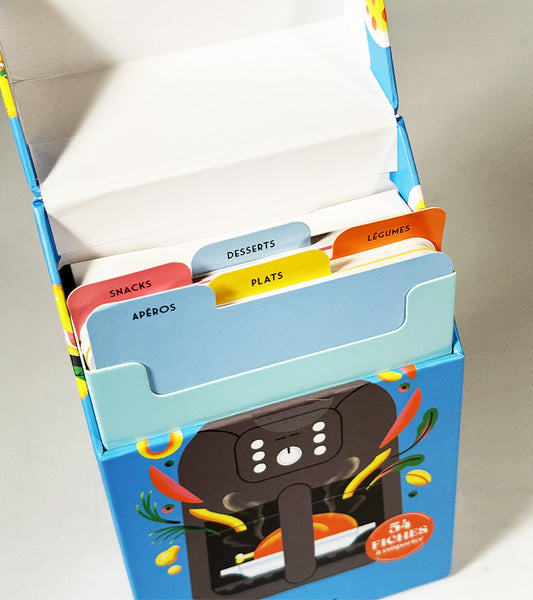 Cooking box Air Fryer - la boîte de fiches recettes