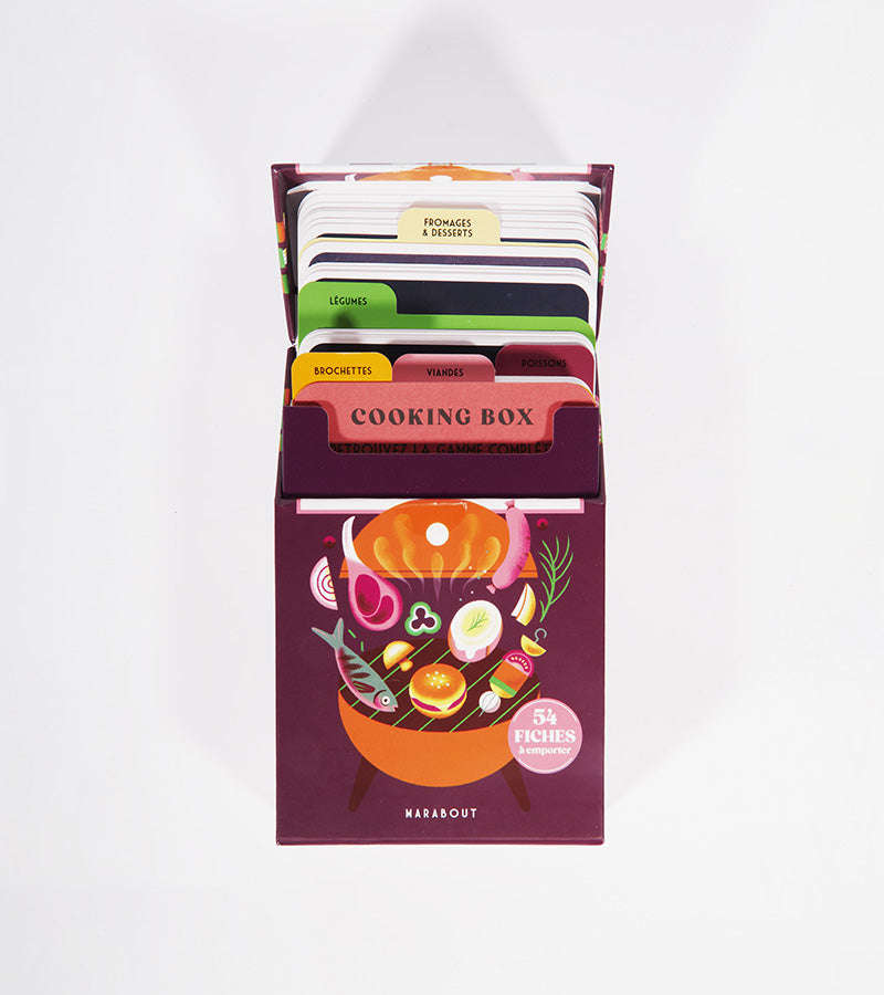 Cooking box Barbecue et plancha - la boîte de fiches recettes