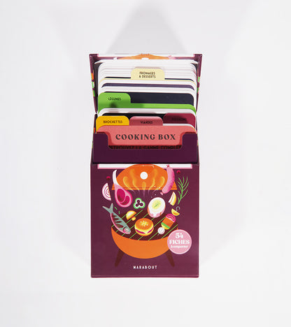 Cooking box Barbecue et plancha - la boîte de fiches recettes