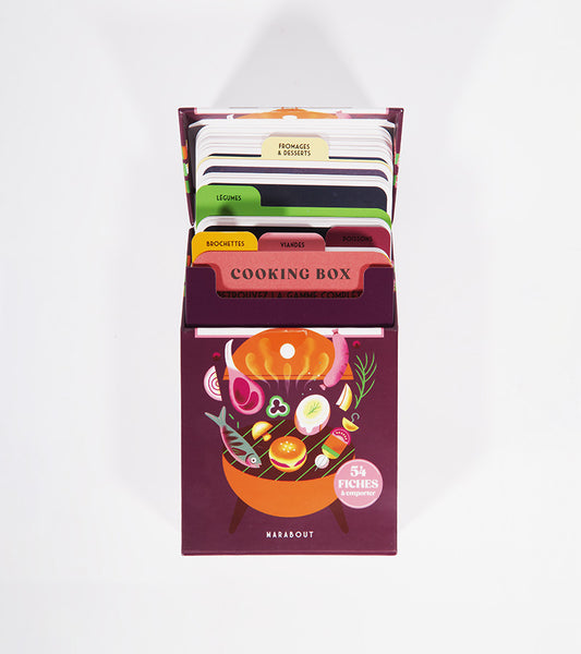 Cooking box Barbecue et plancha - la boîte de fiches recettes