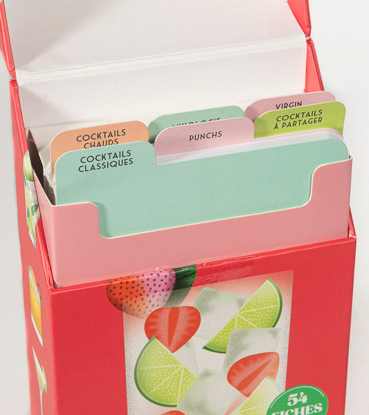 Cooking box Cocktails - la boîte de fiches recettes