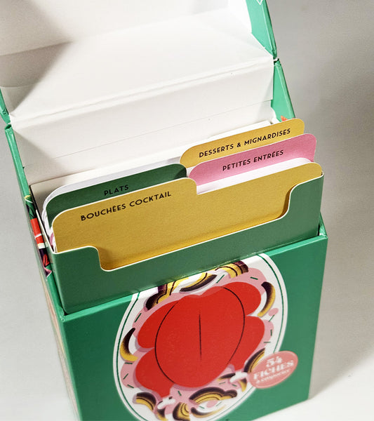 Cooking box Dîners de fête - la boîte de fiches recettes