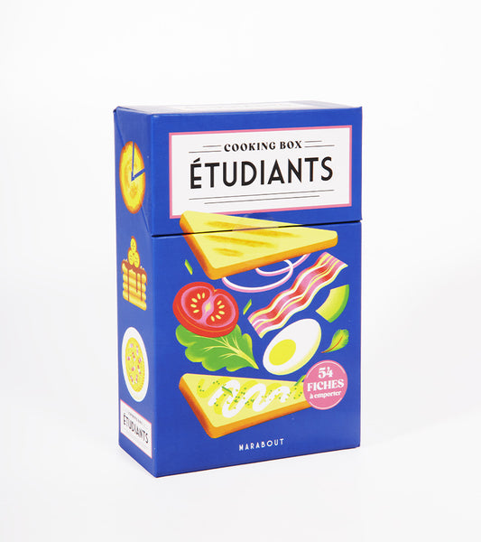 Cooking box Etudiants - la boîte de fiches recettes