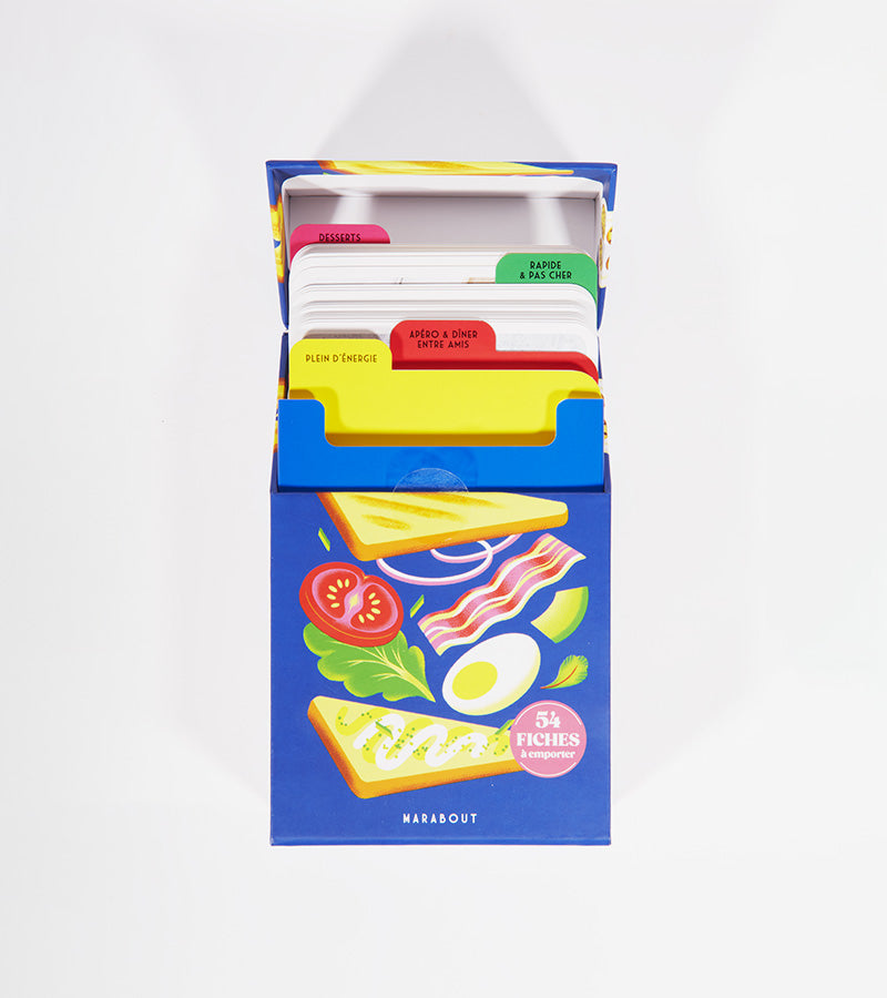 Cooking box Etudiants - la boîte de fiches recettes