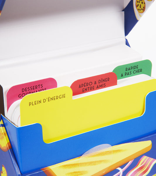 Cooking box Etudiants - la boîte de fiches recettes