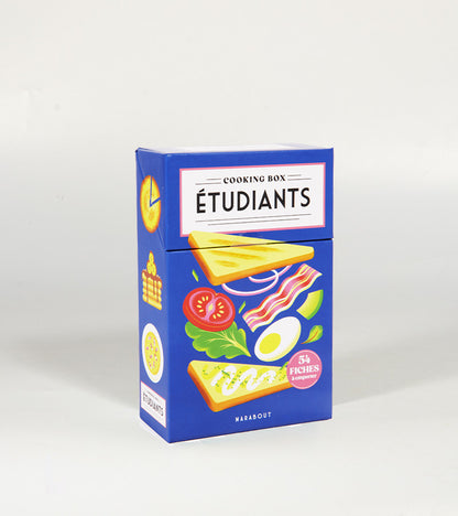 Cooking box Etudiants - la boîte de fiches recettes