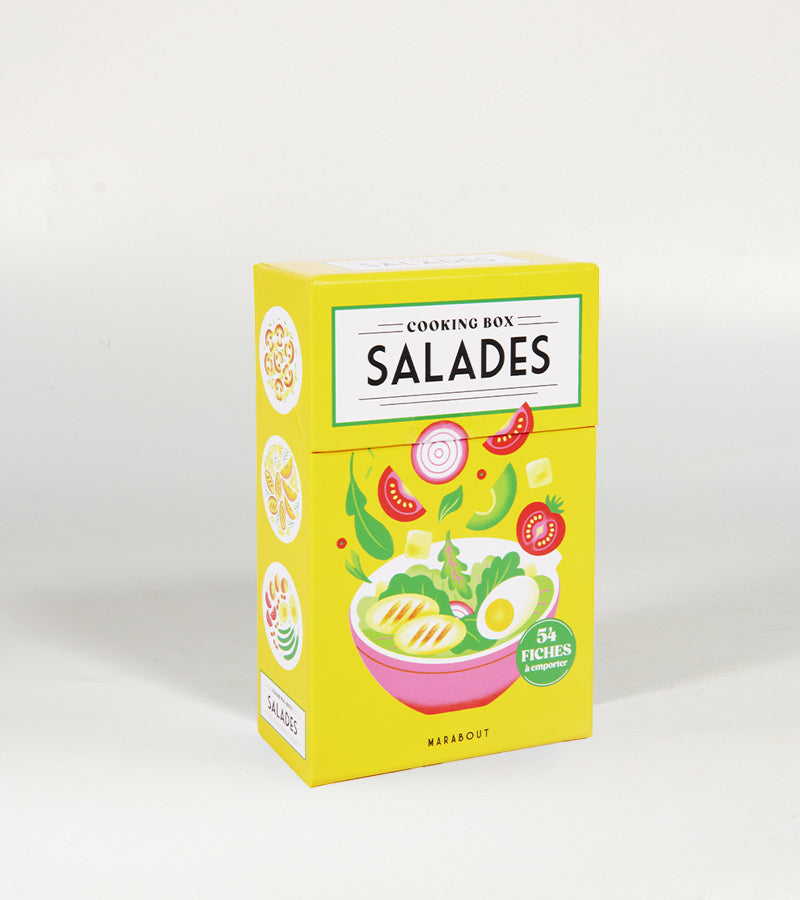 Cooking box Salades - la boîte de fiches recettes