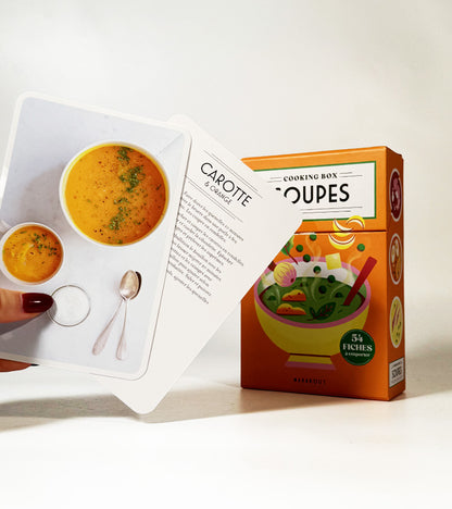 Cooking box Soupes - la boîte de fiches recettes