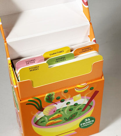 Cooking box Soupes - la boîte de fiches recettes
