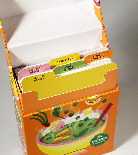 Cooking box Soupes - la boîte de fiches recettes