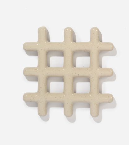 Dessous de plat en céramique grid