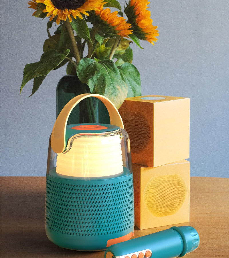 Enceinte avec micro karaoké