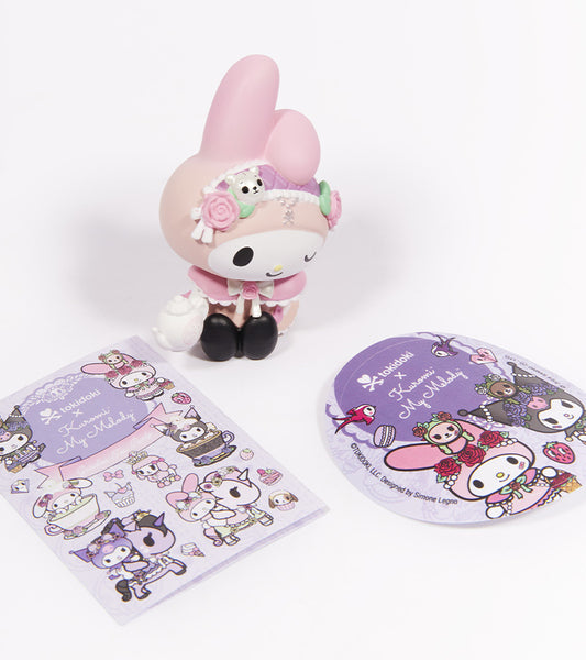 Figurine Tokidoki x Kuromi & My Melody Garden Party - Blind Box