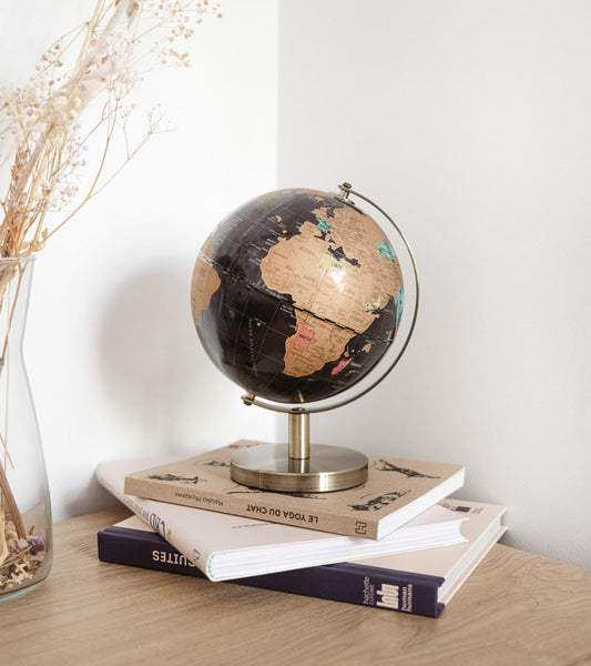 Globe terrestre à gratter  suck uk