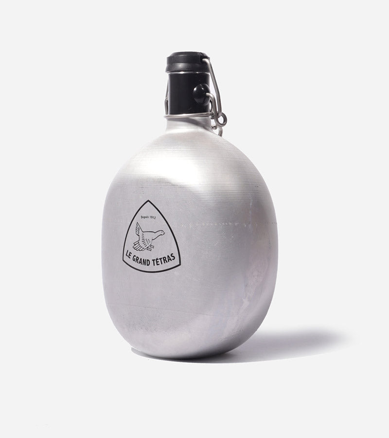 Gourde ovale en métal - Le Grand Tétras
