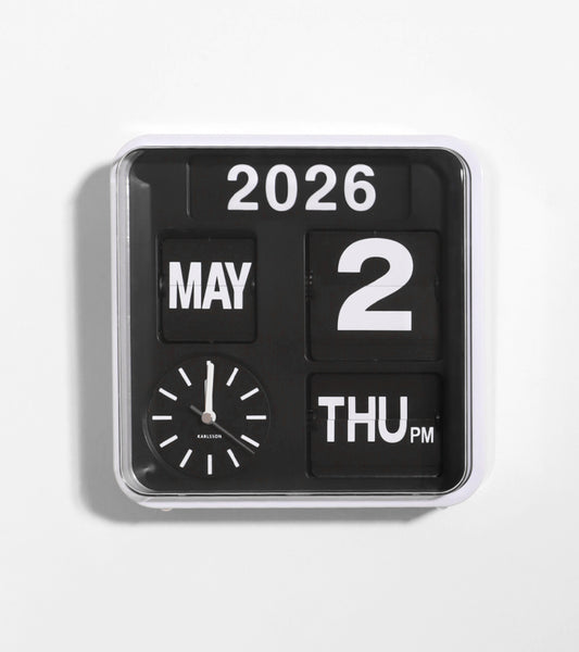 Horloge calendrier Flip - Karlsson