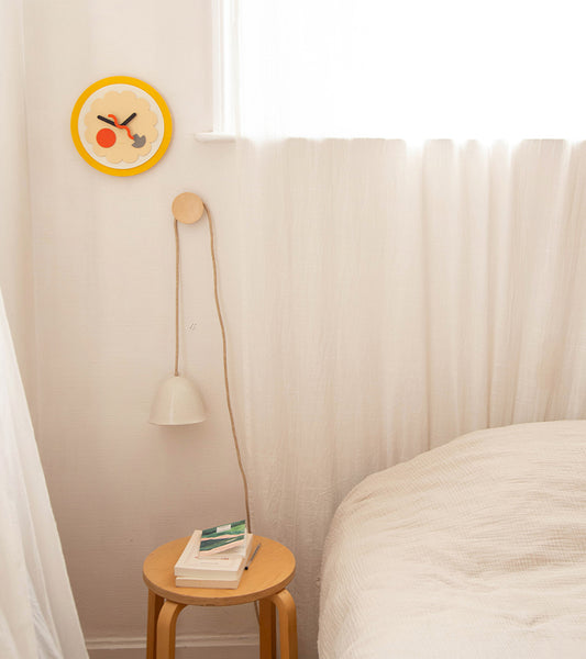 Horloge murale pizza à construire