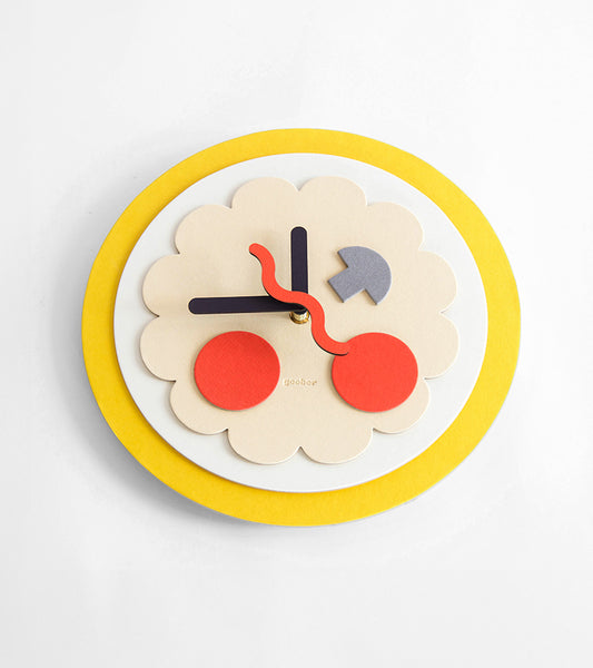 Horloge murale pizza à construire