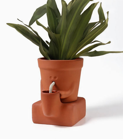 Jardinière autonome qui a soif