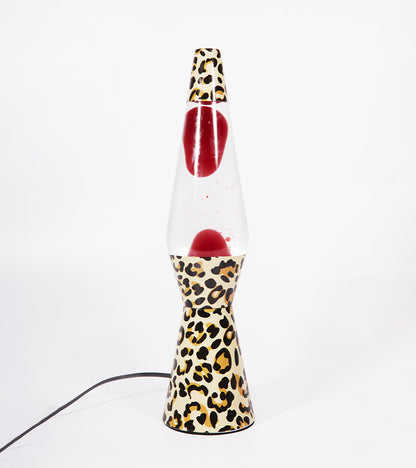 Lampe à lave léopard
