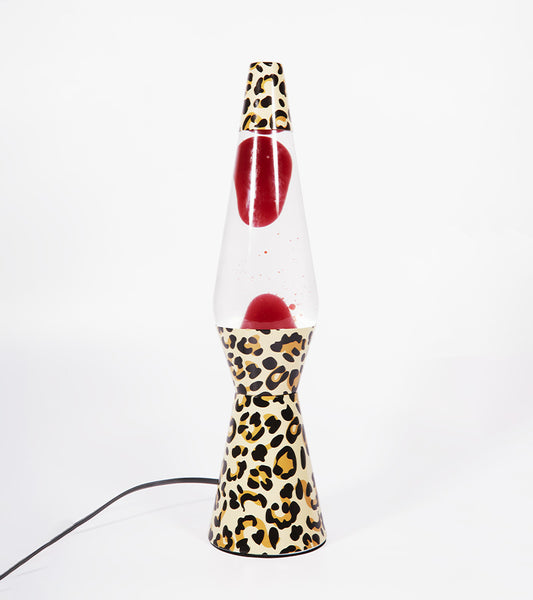 Lampe à lave léopard