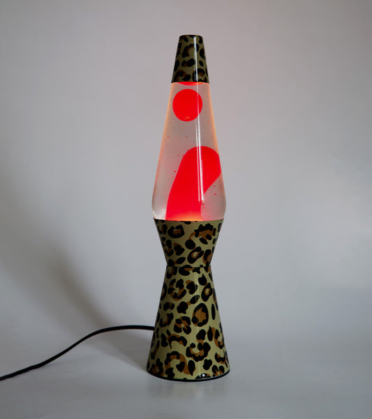 Lampe à lave léopard