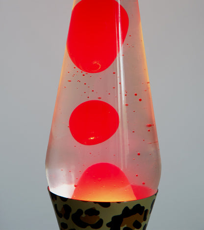 Lampe à lave léopard