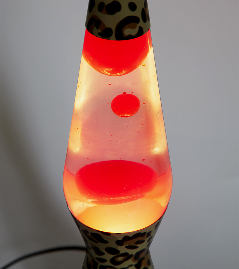 Lampe à lave léopard