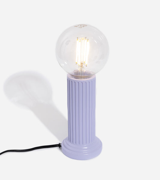 Lampe en céramique lila - Athéna