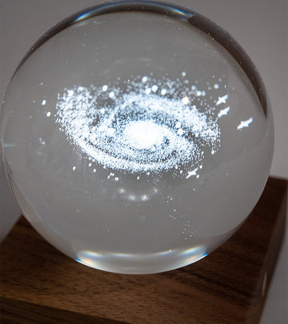 Lampe boule de cristal 3D
