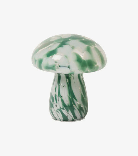 Lampe champignon en verre