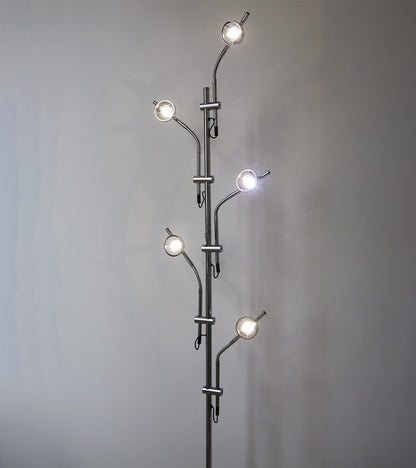 Lampadaire sur pied coucher de soleil à 5 spots