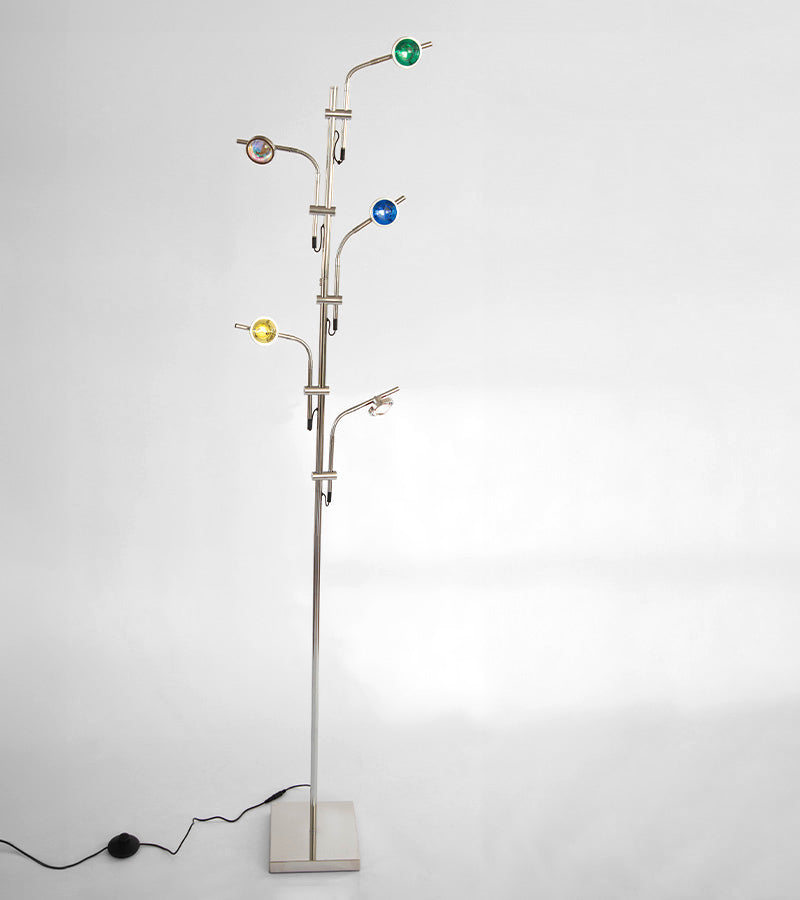 Lampadaire sur pied coucher de soleil à 5 spots