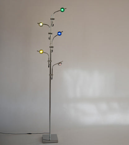 Lampadaire sur pied coucher de soleil à 5 spots