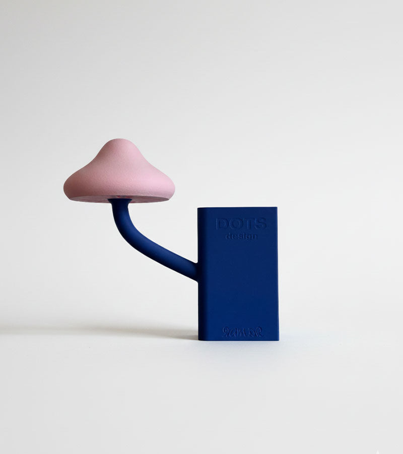 Lampe-livre champignon