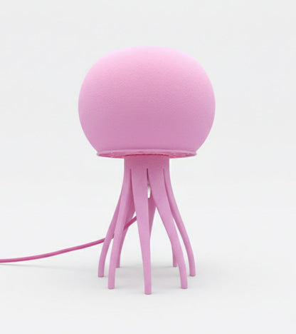 Lampe méduse rose