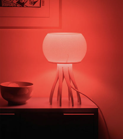 Lampe méduse rose
