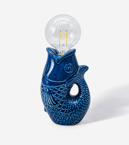 Lampe Poisson Bleu