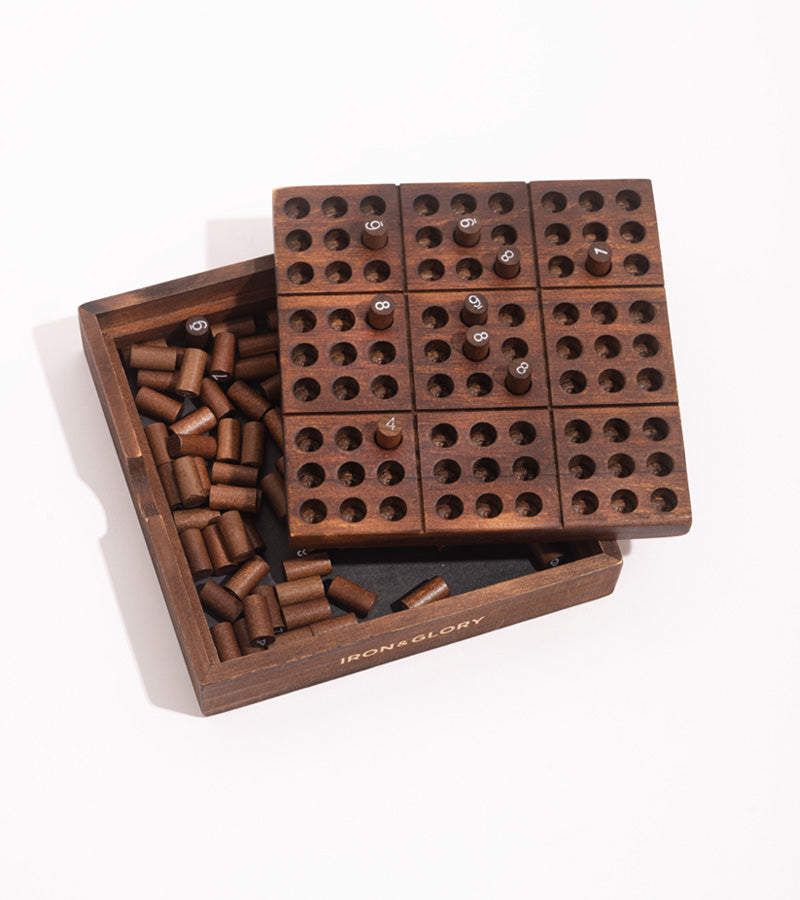 Jeu de Sudoku en bois objet publicitaire original objet