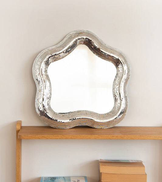 Miroir fleur disco