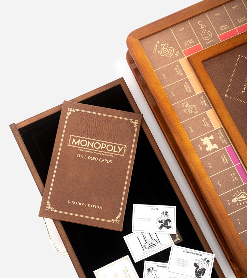 Monopoly De luxe en bois – L'avant gardiste