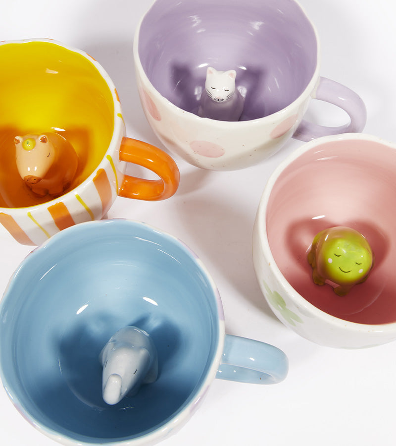 Mug animal caché