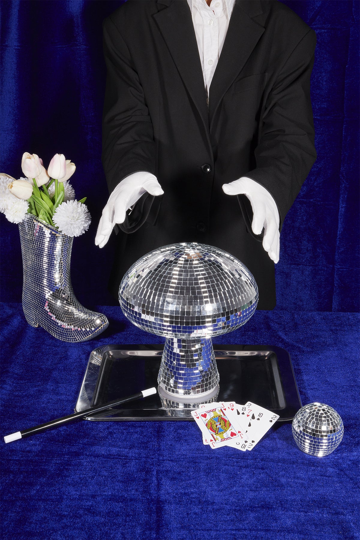 Pot de plantes disco boule à facettes 10cm  L'expressionist