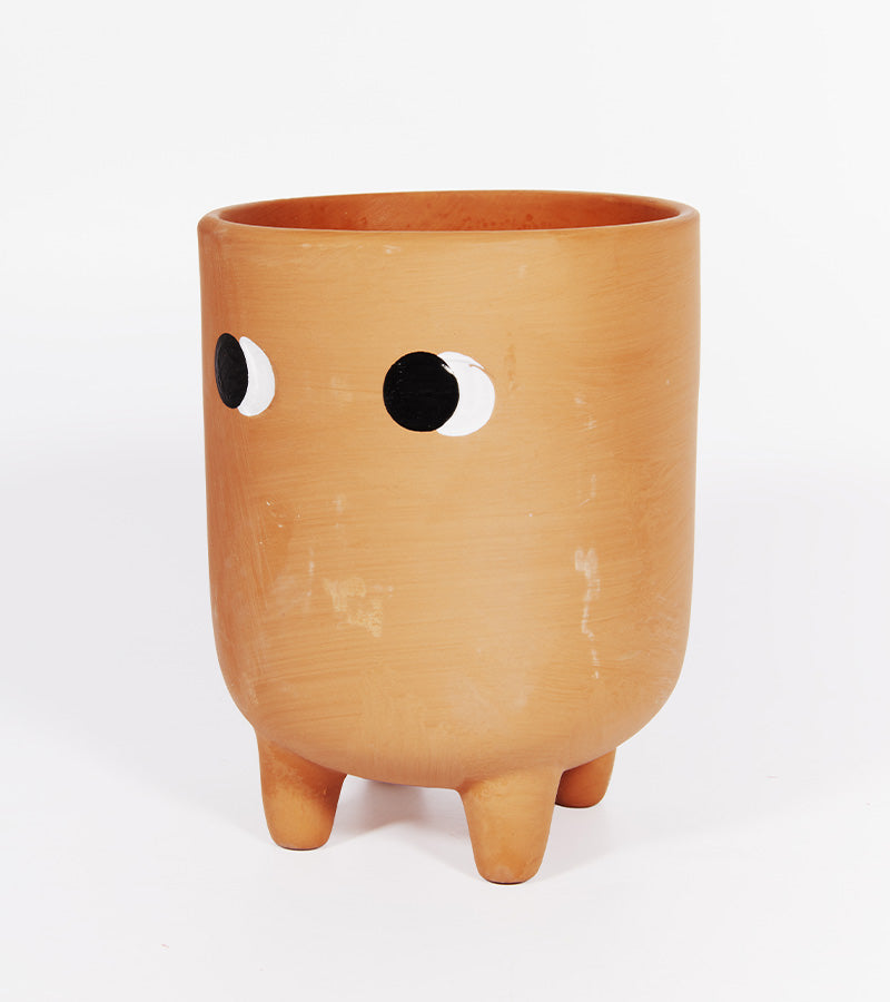 Petit cache-pot en terre cuite