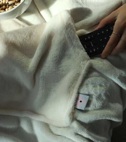 Plaid à manches pour deux personnes