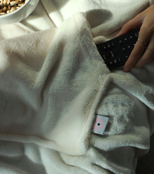 Plaid à manches pour deux personnes