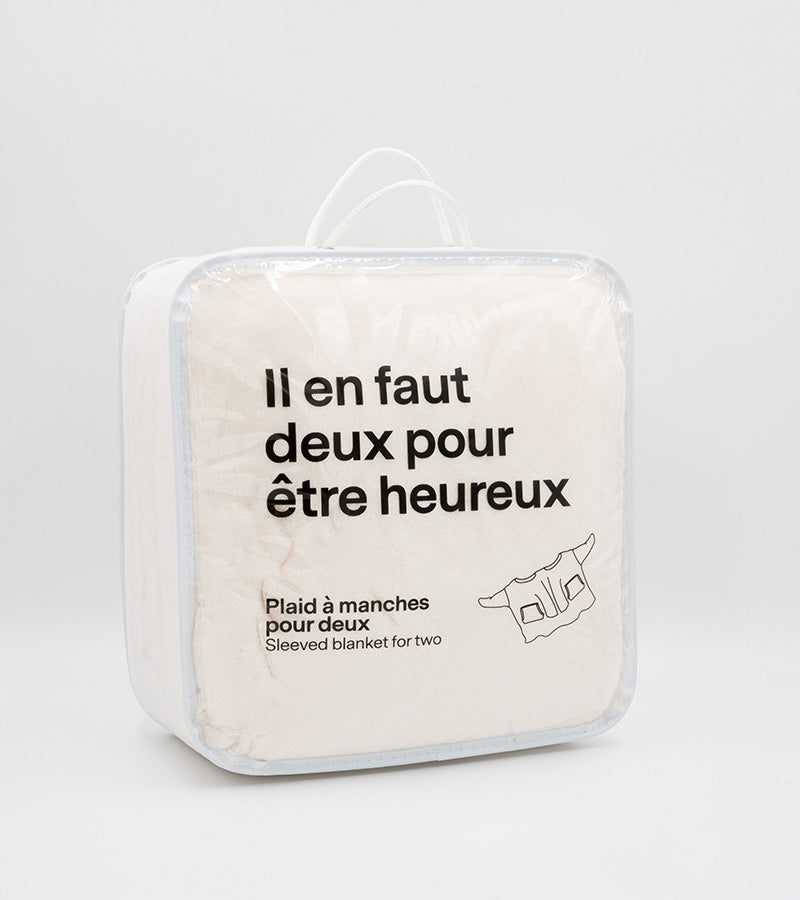 Plaid à manches pour deux personnes - Main Image