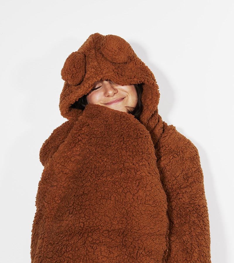 Plaid à oreilles d’ours