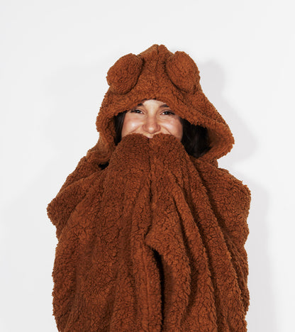 Plaid à oreilles d’ours