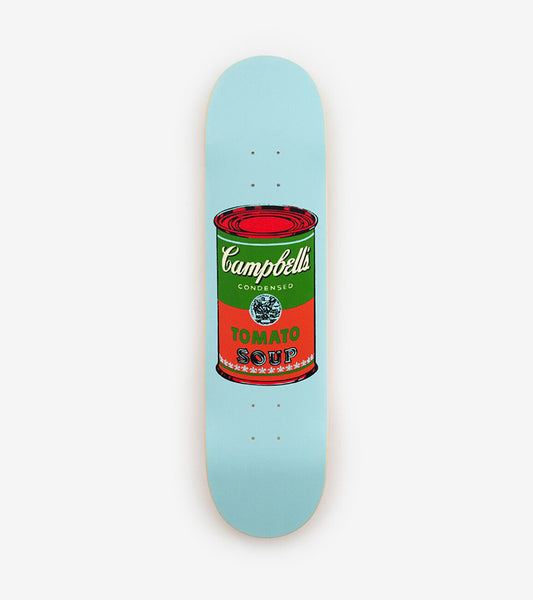 Skateboard - Andy Warhol Color Campbell's Soup Red
